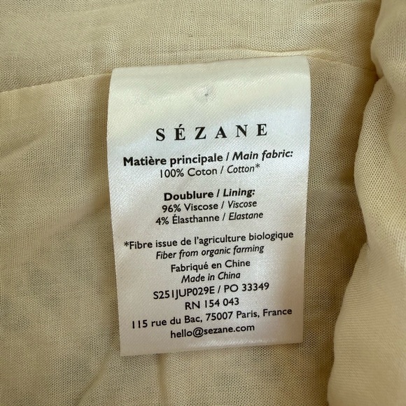 NWOT Sezane Malia Skirt, Size L - Picture 4 of 4